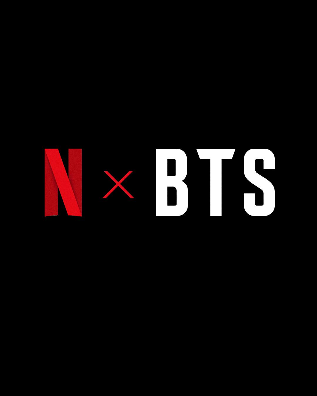 Logo oficial de la colaboración BTS x Netflix para el Comeback 2026